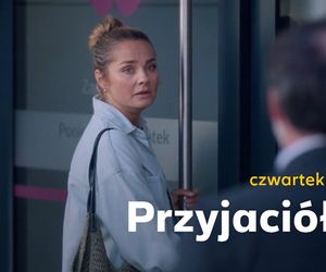 Przyjaciółki, odc. 288. Inga (Małgorzata Socha), Adam Żaba Gocławski (Radosław Krzyżowski)