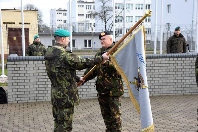Zmiana dowództwa 3. Batalionu Łączności NATO w Bydgoszczy