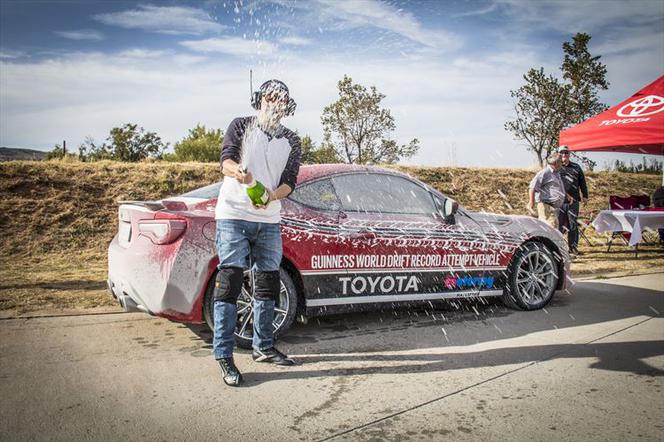 Toyota GT86, rekord Guinnessa w drifcie