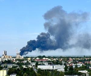 Pożar budynku elektrociepłowni w Rzeszowie