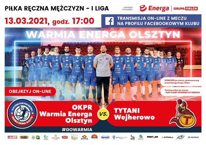 OKPR Warmia Energa Olsztyn - Tytani Wejherowo 