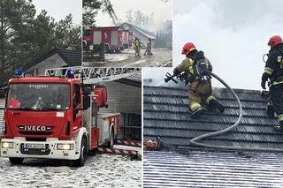Pożar restauracji na Choszczówce. Na miejscu ponad 13 zastępów straży pożarnej