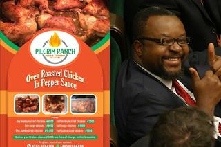 Godson handluje kurczakami w Nigerii