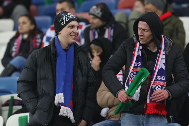 Kibice na meczu Górnik Zabrze - Lech Poznań