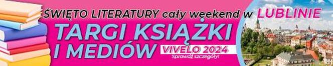  Święto literatury cały weekend w Lublinie. Targi Książki i Mediów VIVELO 2024. Sprawdź szczegóły!