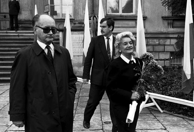 Wojciech i Barbara Jaruzelscy, 1993r.