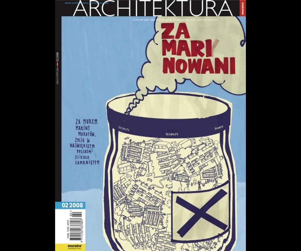 Okładka Miesięcznik Architektura 02/2008