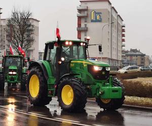 Protest rolników w naszym regionie 