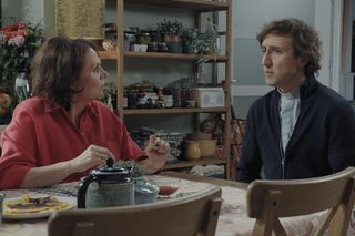 M jak miłość, odcinek 1886. Ksiądz Grzegorz (Paweł Janyst), Marysia (Małgorzata Pieńkowska)