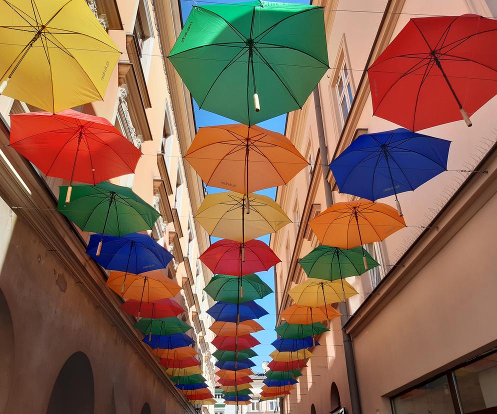 Kolorowe parasole w Tarnowie