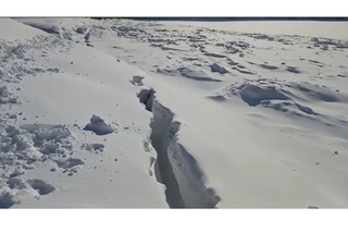 Rejon Morskiego Oka po zejściu lawiny