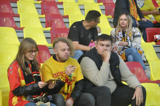 Korona Kielce - Lech Poznań. Zdjęcia kibiców na Exbud Arenie