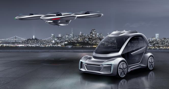 "Samochodo-dron" Pop.Up Next od Audi