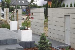 Ogrodzenie z pustaków betonowych 