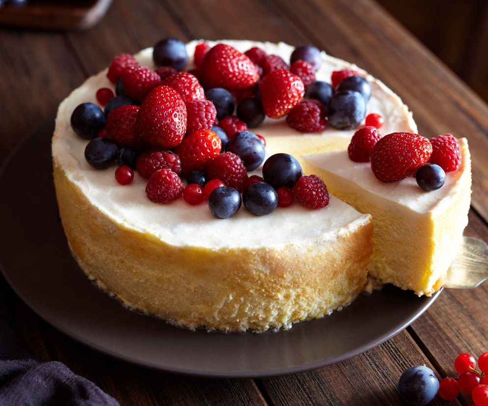 sernik z mlekiem skondensowanym