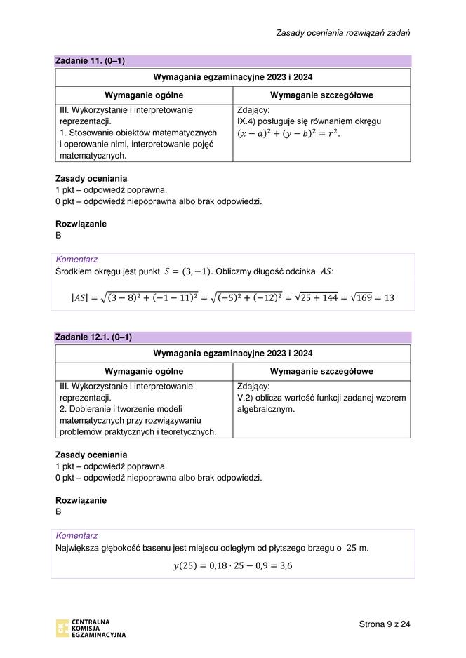 Matura próbna 2023: Matematyka. Oficjalne odpowiedzi CKE