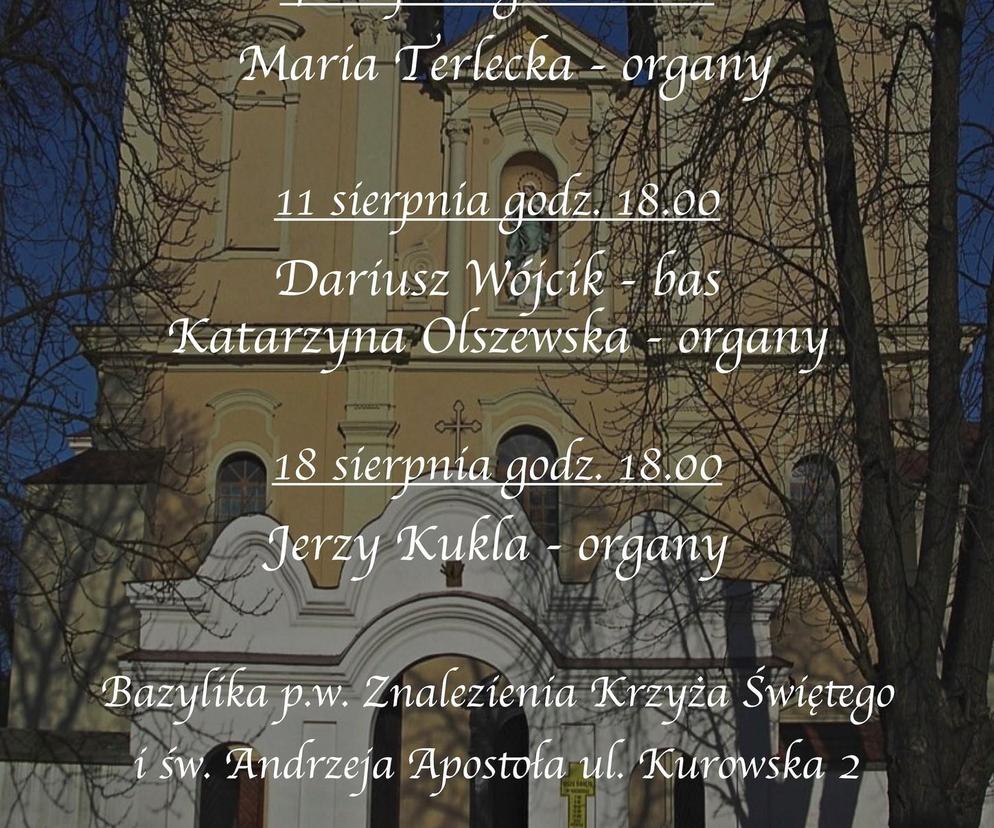 Koncerty organowe w Końskowoli - plakat 