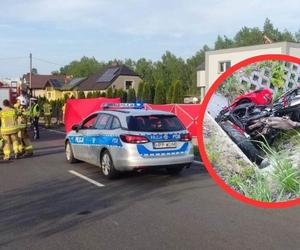 Wypadek motocyklisty w Wodzisławiu Śląskim. Zginął na miejscu