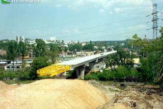 Budowa wiaduktu na trasie N-S Starachowice/ Kwiecień 1998