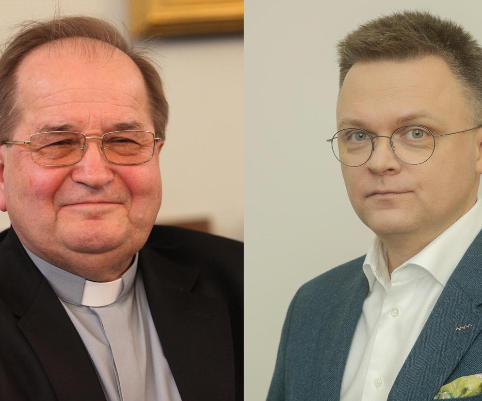 Tadeusz Rydzyk i Szymon Hołownia