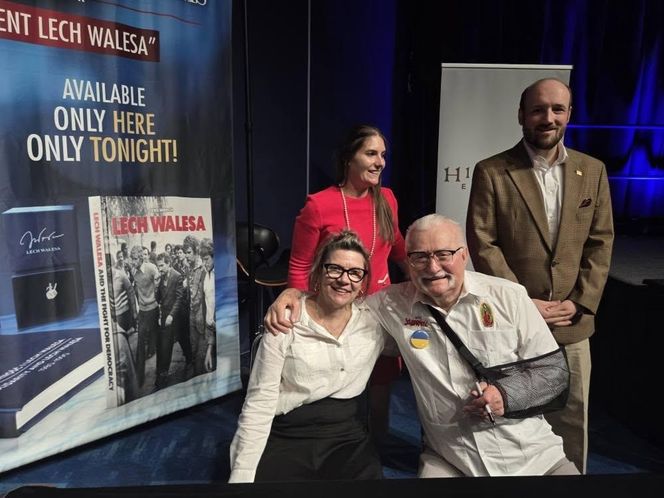 Lech Wałęsa w USA