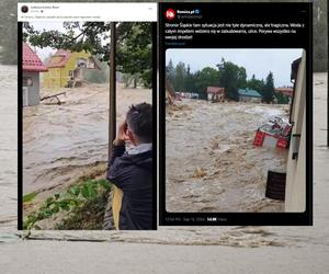 Pękła tama przeciwpowodziowa. Woda zalała całe miasto, krytyczna sytuacja