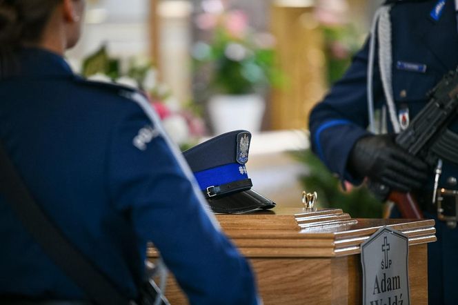 Ostatnie pożegnanie policjanta Adama Woldzia, który zginął w słowackich Tatrach