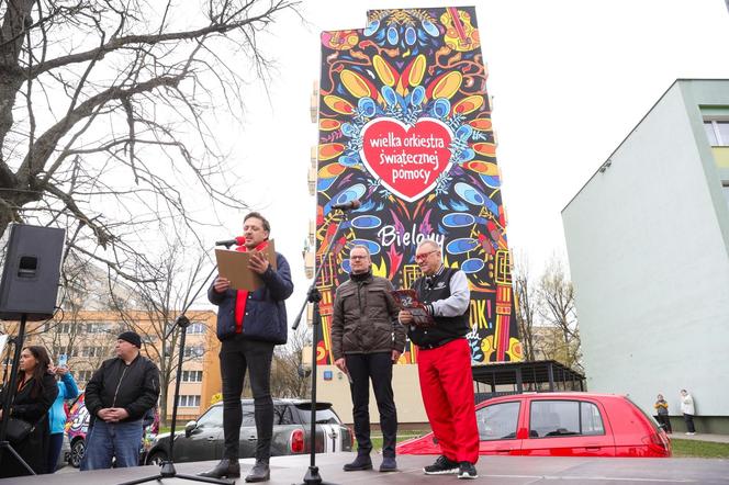 Mural WOŚP odsłonięty na Bielanach 