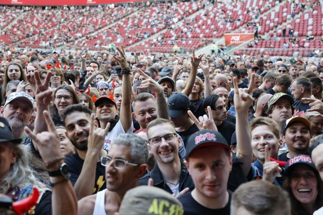 Koncert AC/DC w Warszawie (4.07.2025) - część pierwsza. Organizatorem koncertu jest Live Nation