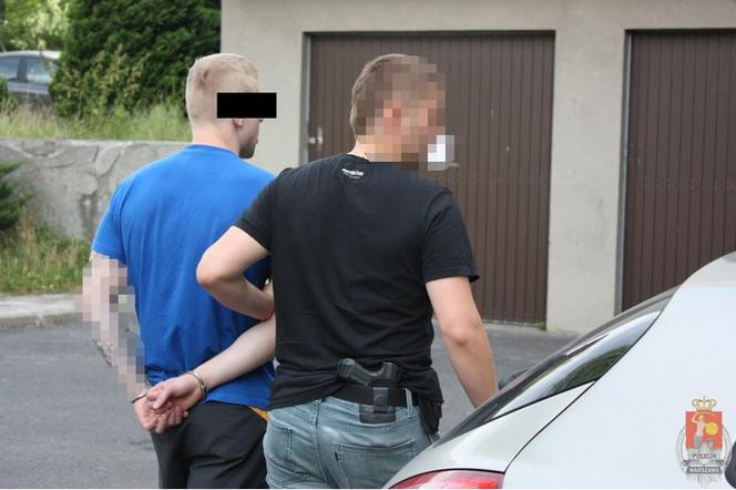 Jeden z zatrzymanych mężczyzn