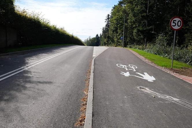 Ścieżka rowerowa w gminie Zagnańsk