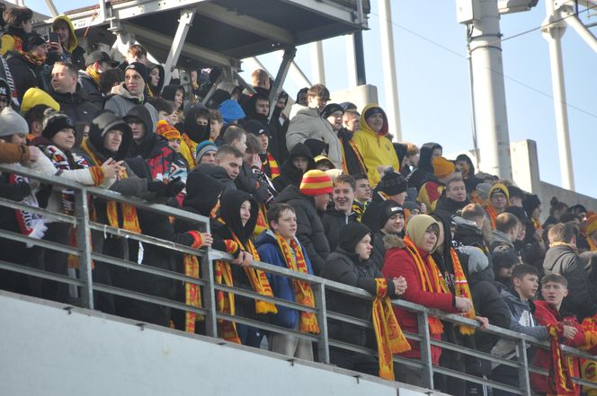 Korona Kielce - Motor Lublin. Kibice na Exbud Arenie