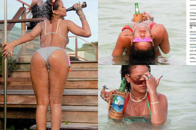 Rihanna w bikini na Barbadosie