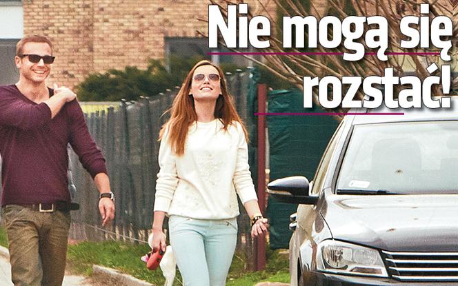 Krystian Wieczorek i Marta Żmuda Trzebiatowska nie mogą się rozstać
