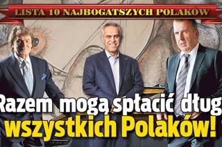Najbogatsi Polacy wg rankingu Wprost w 2014 roku: Kulczyk, Solorz-Żak, Sołowow