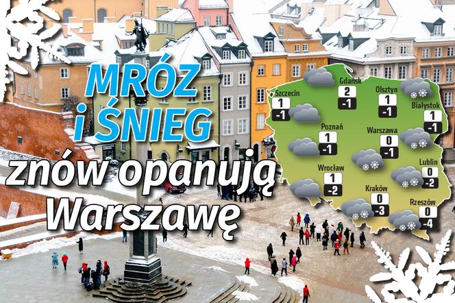 Pogoda Dla Warszawy - Mróz i śnieg znów opanują Warszawę!