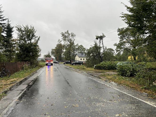 Trąba powietrzna w Łódzkiem. Zniszczenia w gminie Poświętne