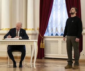 Przemówienie prezydenta Joe Bidena w Kijowie