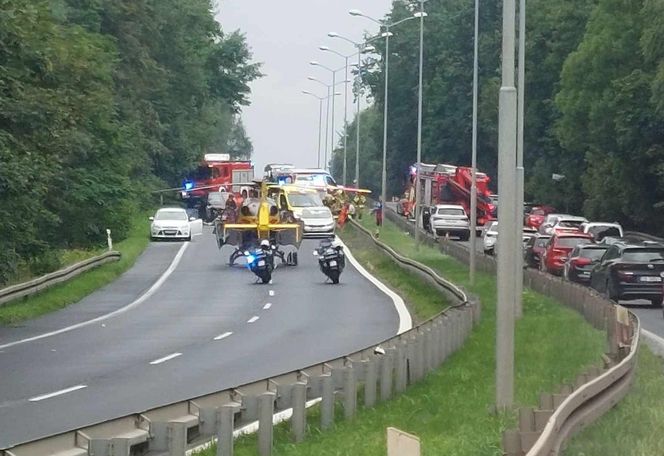 Tragiczny wypadek w Katowicach na DK86