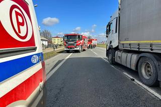 Groźny wypadek w Jamnie pod Łowiczem