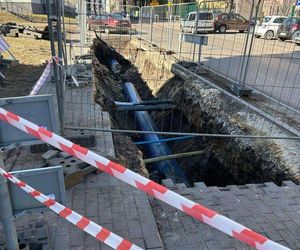 Śmiertelny wypadek w Będzinie. Senior wpadł do głębokiego wykopu. Nie udało się go uratować