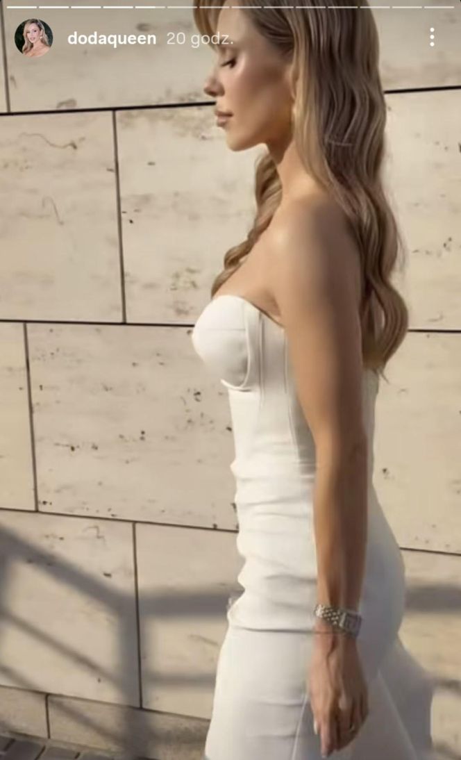 Doda cała na biało