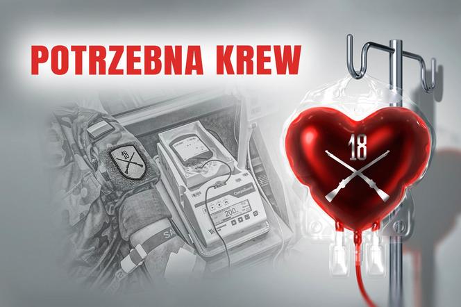 potrzebna krew dla żołnierza 