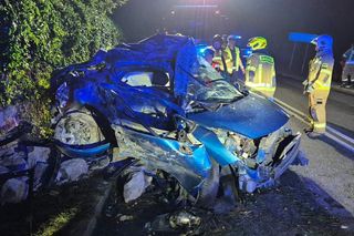 Śmiertelny wypadek pod Zgierzem. 20-latka nie żyje. Kierujący ranny