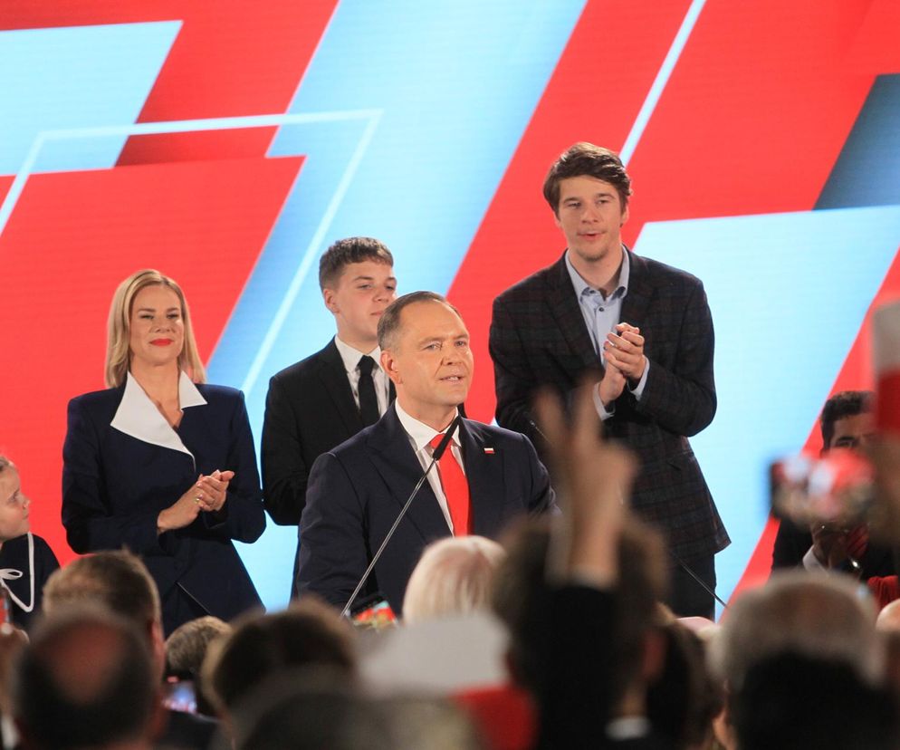 Tak córeczka Nawrockiego skradła show tacie! 