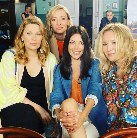Barwy szczęścia po wakacjach 2022: Anita (Karolina Porcari), Kasia (Katarzyna Glinka), Iza Małek (Agnieszka Warchulska), Karolina (Marta Dąbrowska)