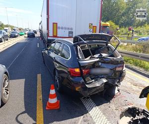 Wypadek na A4 w Śląskiem