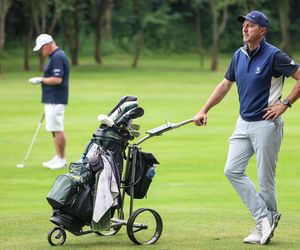 Jerzy Dudek na polu golfowym