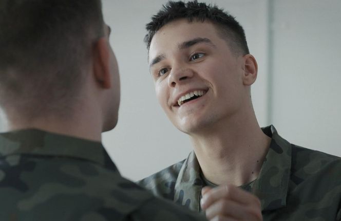 M jak miłość, odcinek 1875: Janek (Jakub Sirko), Mateusz (Rafał Kowalski)