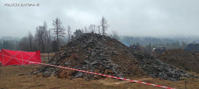Nie żyje mężczyzna przysypany przez ziemię. Tragedia na Podhalu